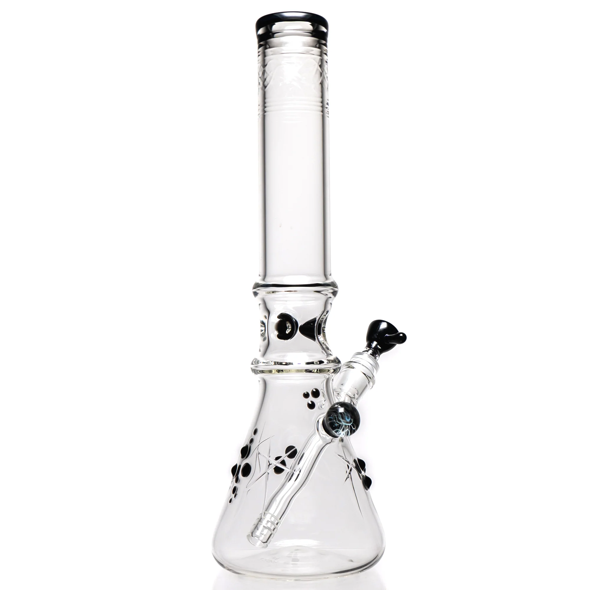 Wil Glass - Beaker - 50x5 - Jet Black Accents - Image 2