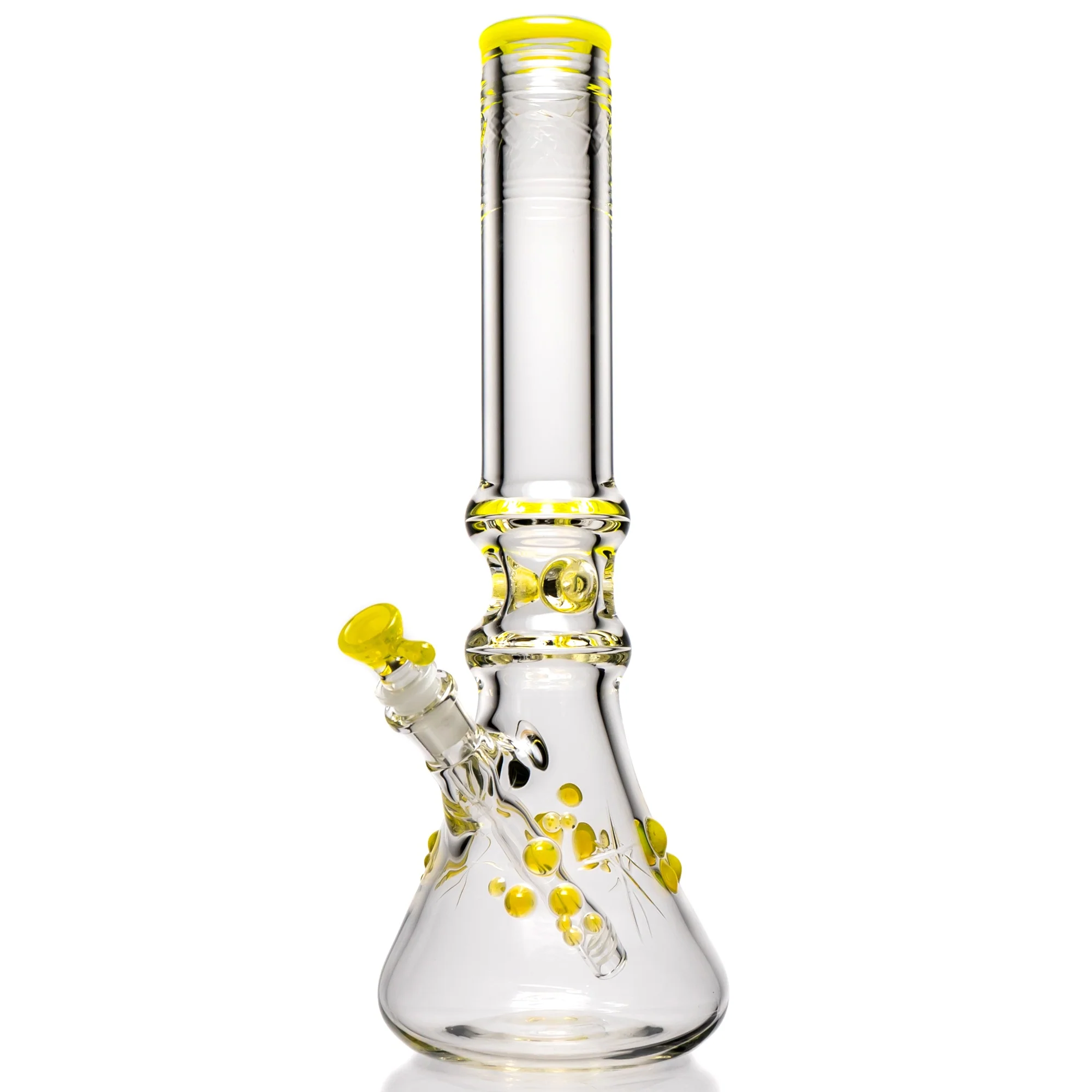 Wil Glass - Beaker - 50x9 - Lemon Drop Accents