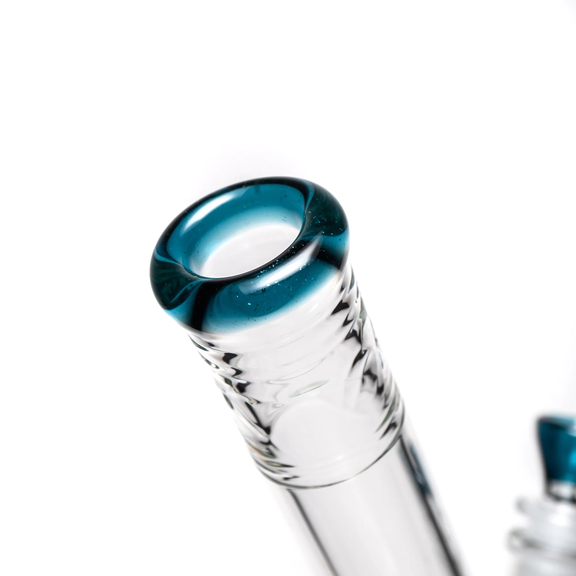 Wil Glass - Mini Beaker - 32x4 - Blue Stardust Accents - Image 3