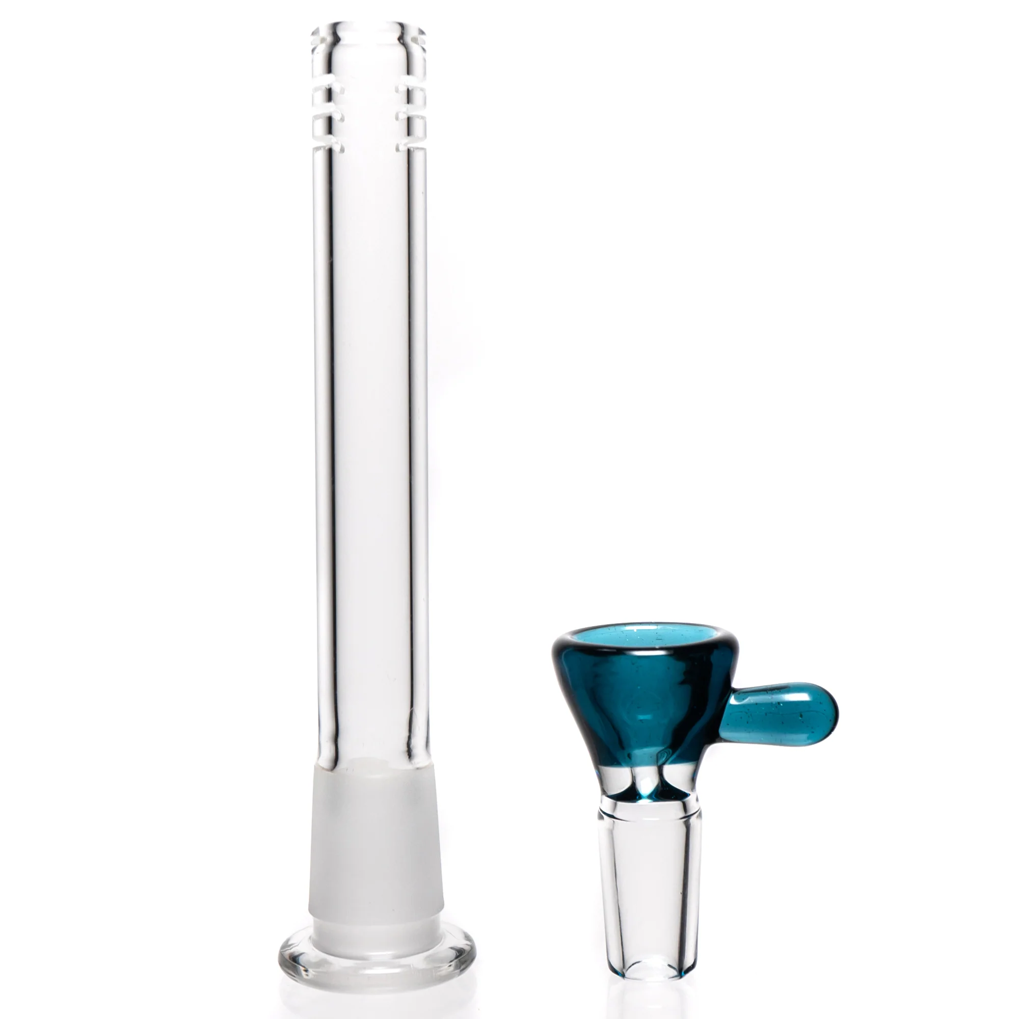Wil Glass - Mini Beaker - 32x4 - Blue Stardust Accents - Image 6