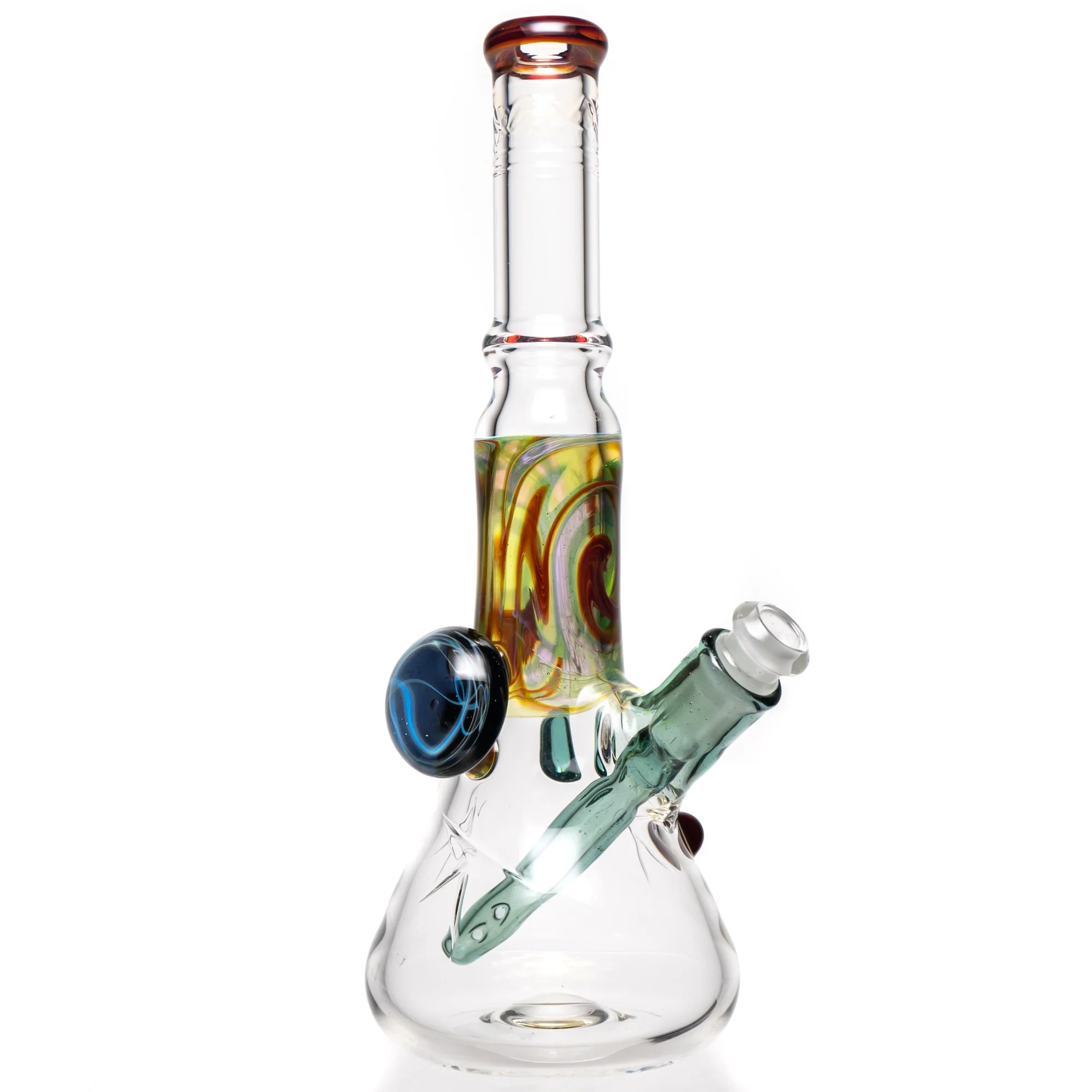 Wil Glass - Reversal Mini Beaker - Amber Purple