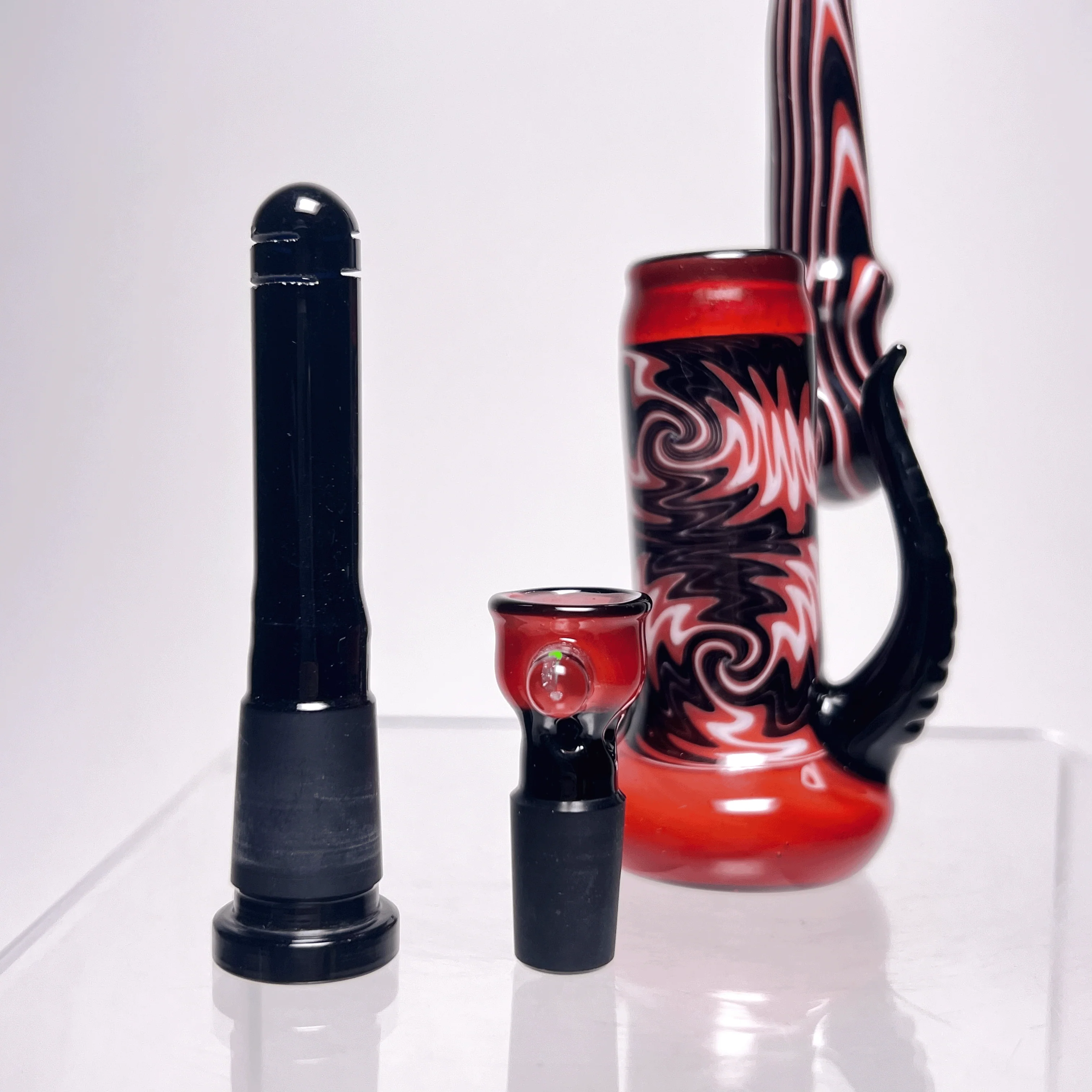 Worked Bub - Red, Black & White Linework - Image 5