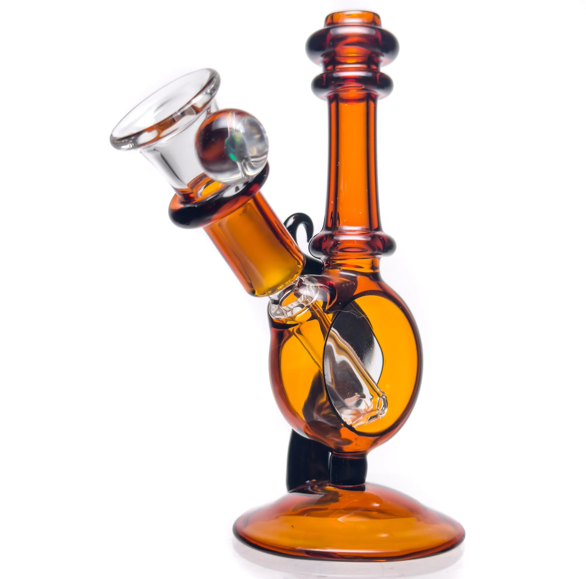 Wyoming Mofo - Mini Disc Bubbler - Sienna Brown