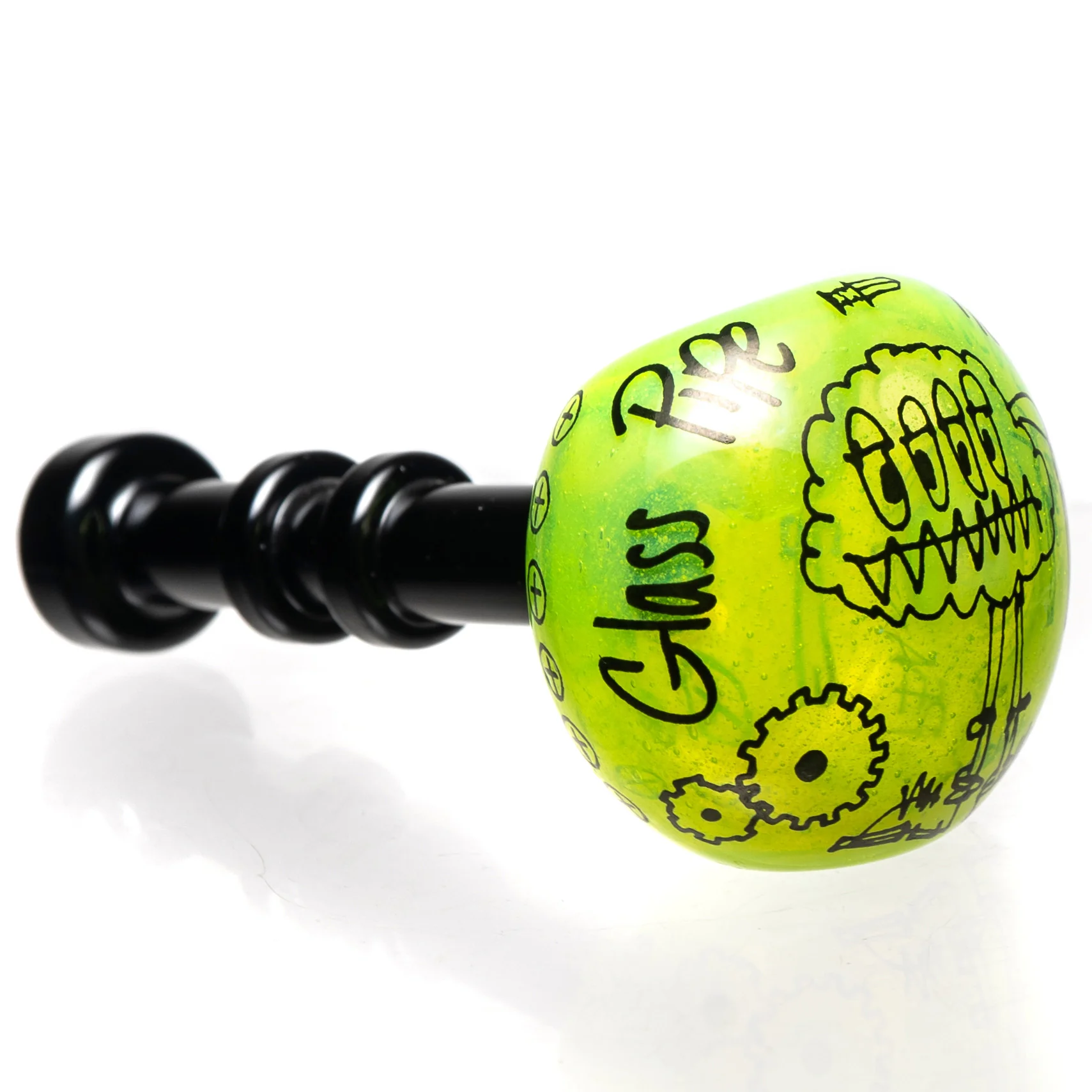Zach P - Sketch Series Spoon - Slyme & Black - Glass Pipe Revolution - Image 3