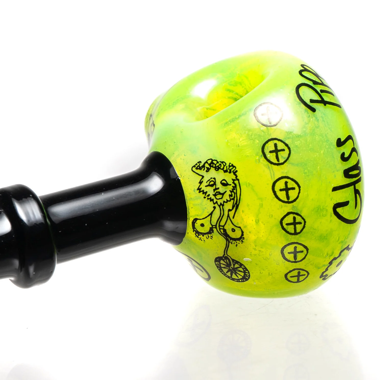 Zach P - Sketch Series Spoon - Slyme & Black - Glass Pipe Revolution - Image 4