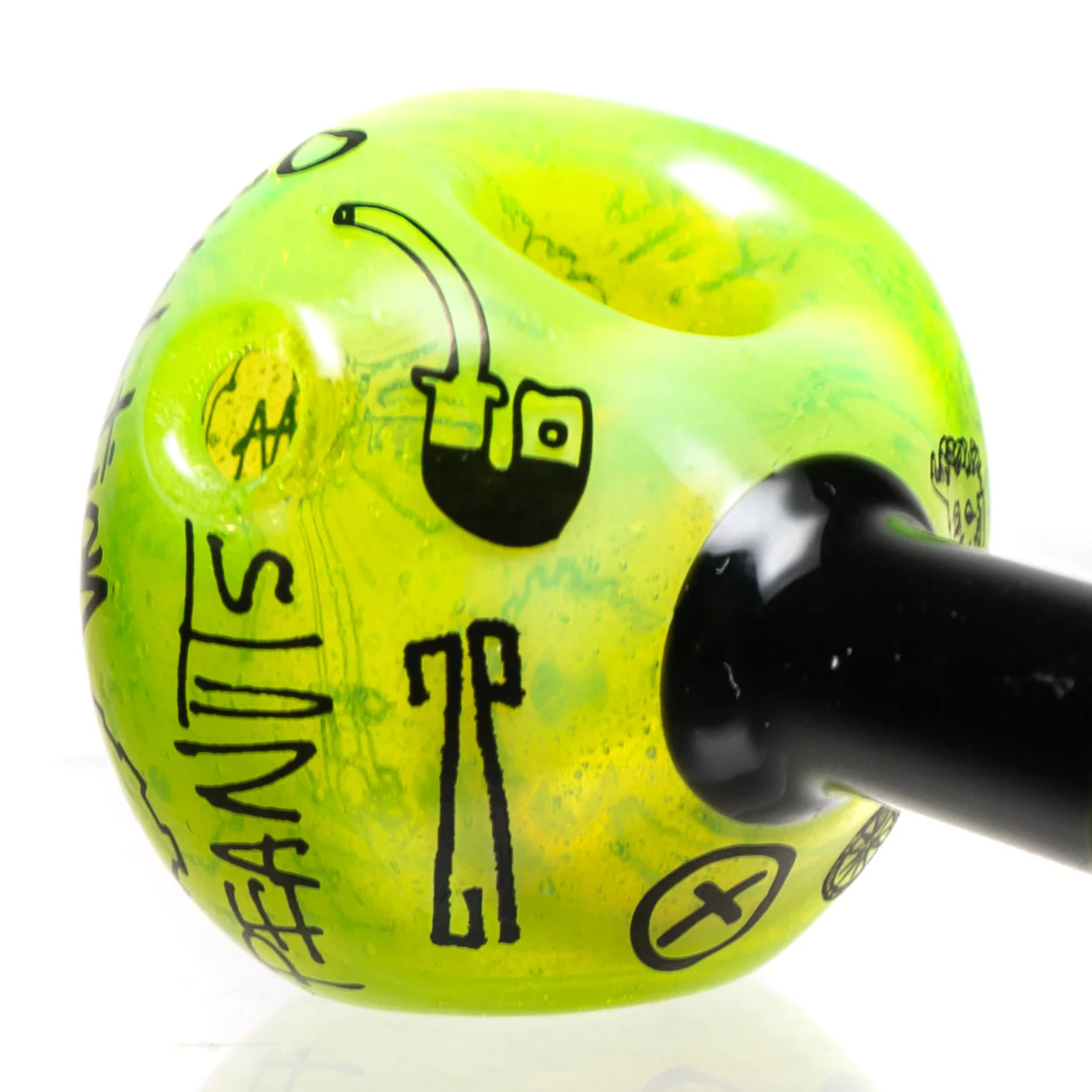 Zach P - Sketch Series Spoon - Slyme & Black - Glass Pipe Revolution - Image 5
