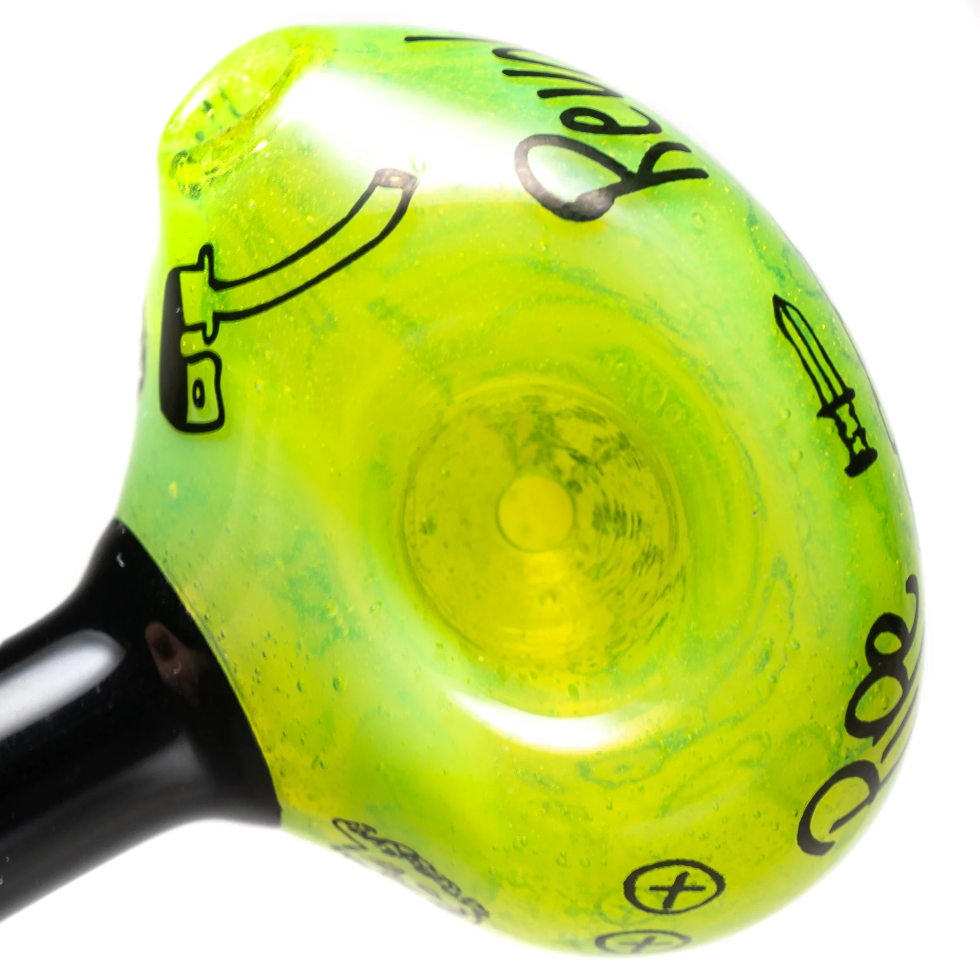 Zach P - Sketch Series Spoon - Slyme & Black - Glass Pipe Revolution - Image 6