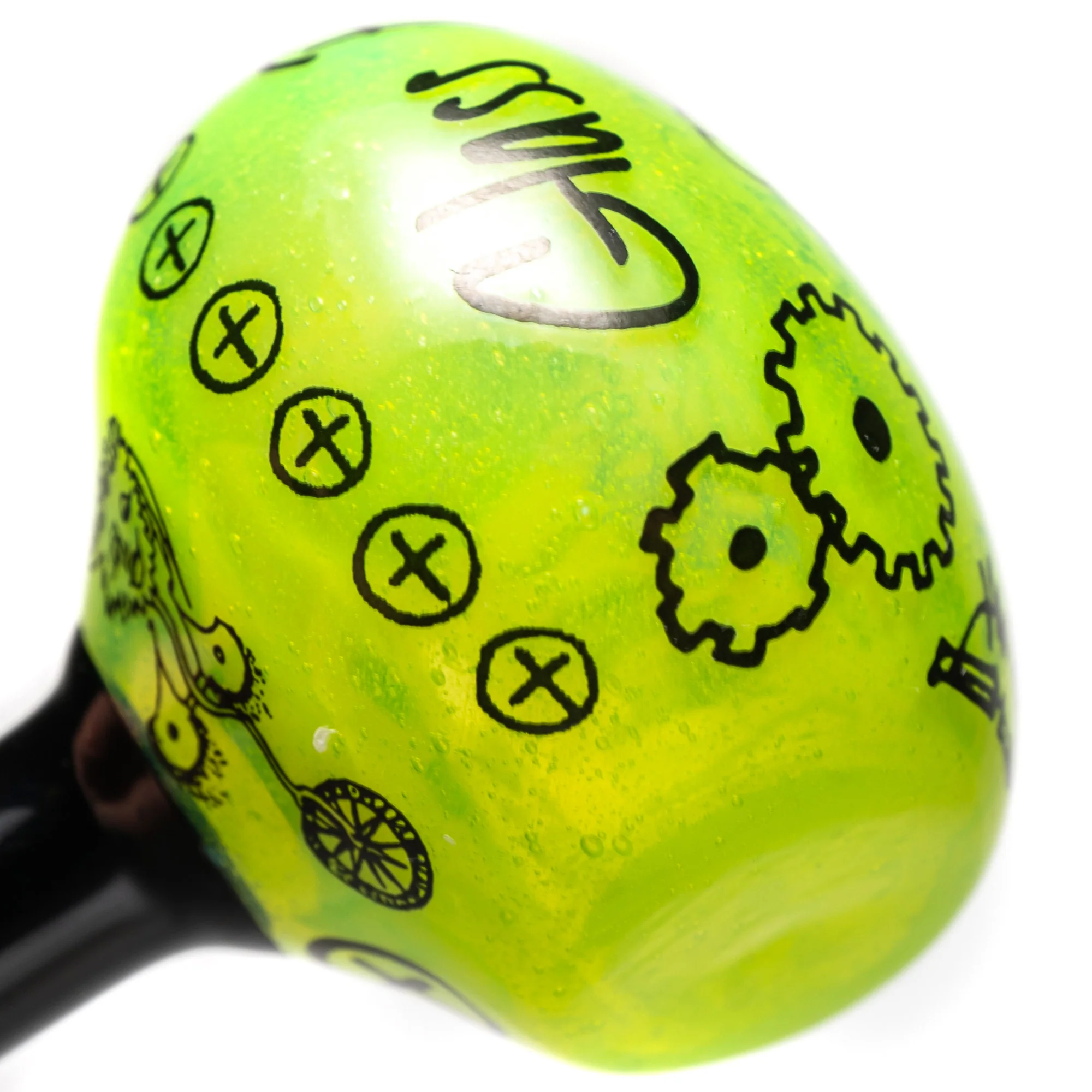 Zach P - Sketch Series Spoon - Slyme & Black - Glass Pipe Revolution - Image 7