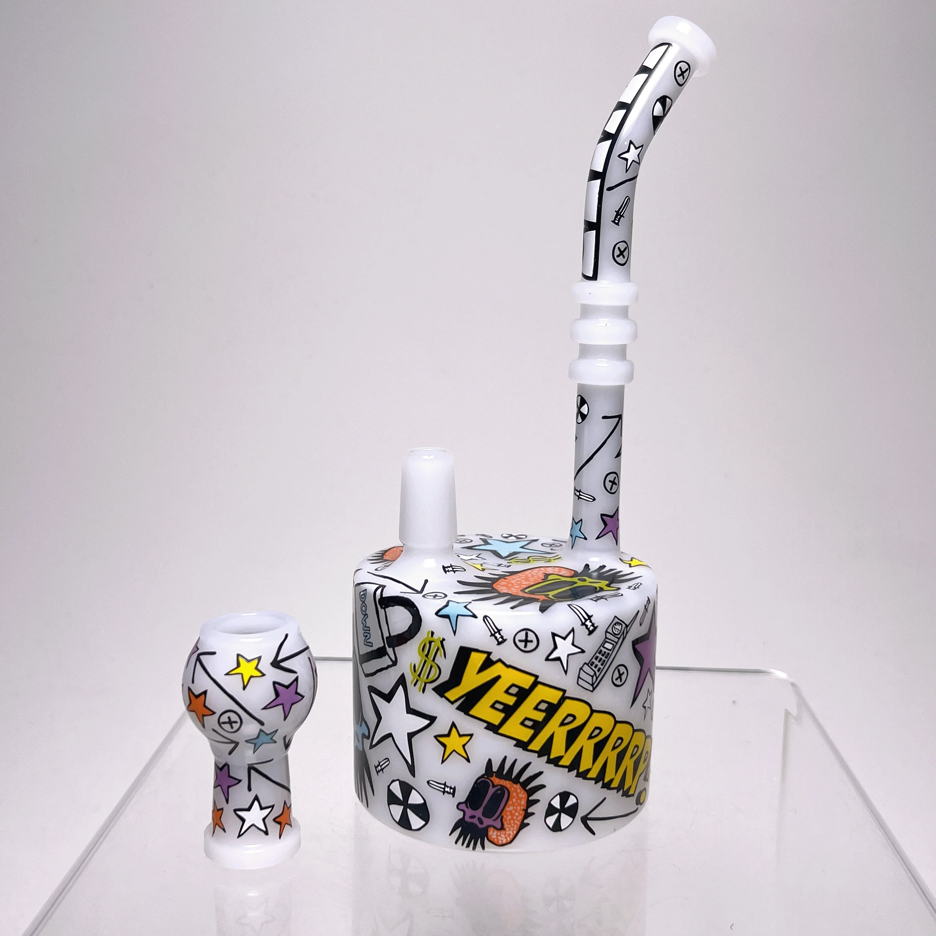 Zach Puchowitz - Puck Bubbler - Fixed - Sketch Series - "F*** Art Lets K**" - Image 2